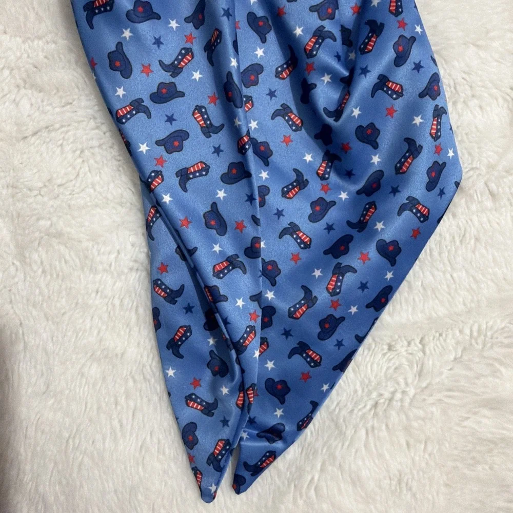 Oh My Stars Twister With Tails Hair Scrunchie, Cowboy Hat & Boots, NWT
